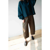 Apiece Apart Bari Crop Trouser in Rosin