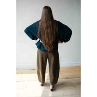 Apiece Apart Bari Crop Trouser in Rosin