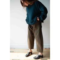 Apiece Apart Bari Crop Trouser in Rosin