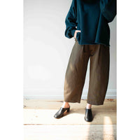 Apiece Apart Bari Crop Trouser in Rosin