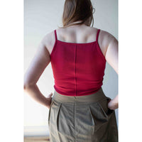 Flore Flore Bibi Cami in Cherry