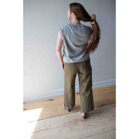 Hope Stamp Trousers in Vintage Khaki Canvas