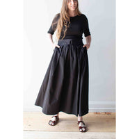 Studio Nicholson Ottowa Skirt in Washed Black