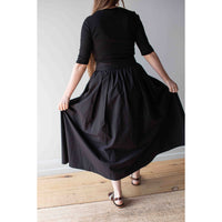 Studio Nicholson Ottowa Skirt in Washed Black