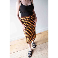 Sayaka Davis Crochet Skirt in Sun x Wood