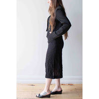 Hope Crush Skirt in Black Crinkle