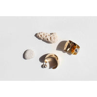 Fay Andrada Koko XS Hoops in Gold Vermeil