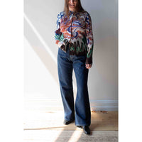 Henrik Vibskov Slope Blouse in Graphic Slopes Light