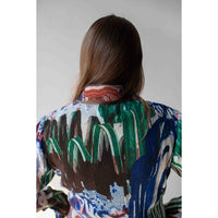 Henrik Vibskov Slope Blouse in Graphic Slopes Light