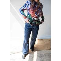 Henrik Vibskov Slope Blouse in Graphic Slopes Light