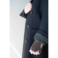 Hope Time Coat in Black Twill