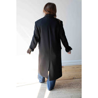 Hope Time Coat in Black Twill