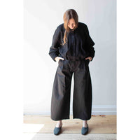 Apiece Apart Cropped Cybil Trouser in Black