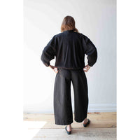 Apiece Apart Cropped Cybil Trouser in Black