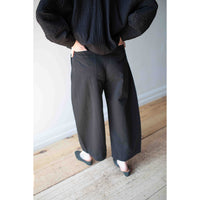 Apiece Apart Cropped Cybil Trouser in Black