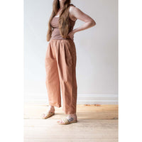 Apiece Apart Spa Pleat Pant in Deep Khaki