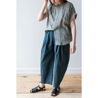 Apiece Apart Spa Pleat Pant in Navy