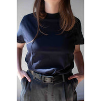 Studio Nicholson Marine T-Shirt in Darkest Navy