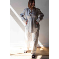 Studio Nicholson Pampa Shirt in Chalk Stripe