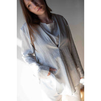 Studio Nicholson Pampa Shirt in Chalk Stripe