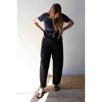 Flore Flore Car Cropped in Navy