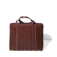 Palorosa Mini Basket Tote in Chocolate