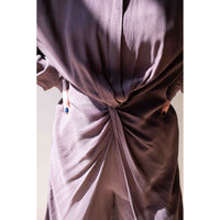 Rodebjer Cecilie Long Blouse in Dark Coffee