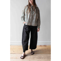 Apiece Apart Cropped Cybil Trouser in Black