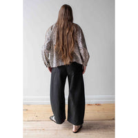 Apiece Apart Cropped Cybil Trouser in Black