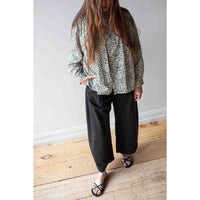 Apiece Apart Cropped Cybil Trouser in Black