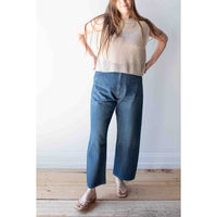 Chimala Selvedge Denim Ranch Pants in Dark Wash