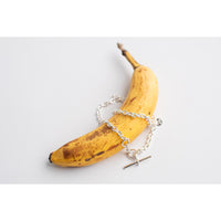 Sapir Bachar Two Moons Necklace in Sterling Silver