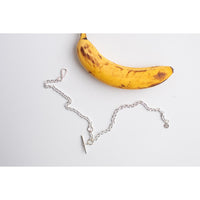 Sapir Bachar Two Moons Necklace in Sterling Silver