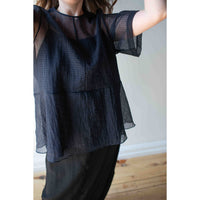Fabiana Pigna Gild Blouse in Midnight