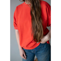 Rachel Comey Stanza Sweatshirt in Tomato