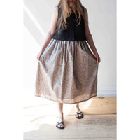 Apiece Apart Godet Tank in Black