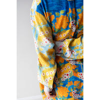 Anntian Gross Silk Shirt in Print ABC