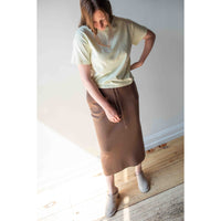 Sayaka Davis Knit Skirt in Wood