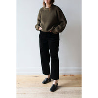 MHL. Field Trousers in Black Heavy Corduroy