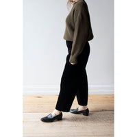 MHL. Field Trousers in Black Heavy Corduroy