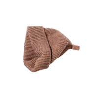 MHL. Simple Ribbed Beanie in Mineral British Wool