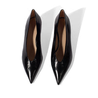 Le Monde Béryl Babouche Kitten Heel in Black