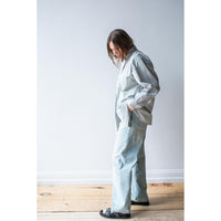 Kallmeyer Wide Leg Column Jean in Acid Fadeout