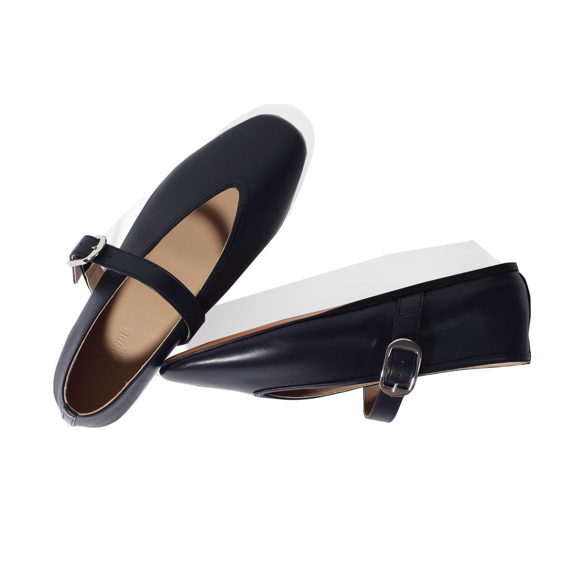 【LE MONDE BERYL】ストラップ付シューズ 36 1/2 ブラック Le Monde Béryl Stella Slipper in Midnight Blue – JUDITH