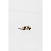 Ursa Major Ray Studs 10K Yellow Gold With Onyx