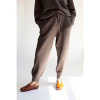 Sayaka Davis Knit Sweatpants in Brownie