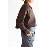 Proche Ellie Button Down in Chocolate