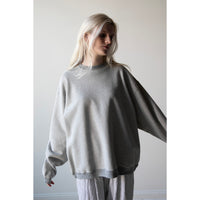 Dopple & Scent French Terry Crewneck Sweatshirt in Gray