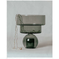 Beatrice Valenzuela Pearl Brujeria Necklace in Blue Silk