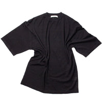 6397 Big Knit T in Black